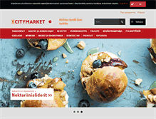 Tablet Screenshot of k-citymarket.fi